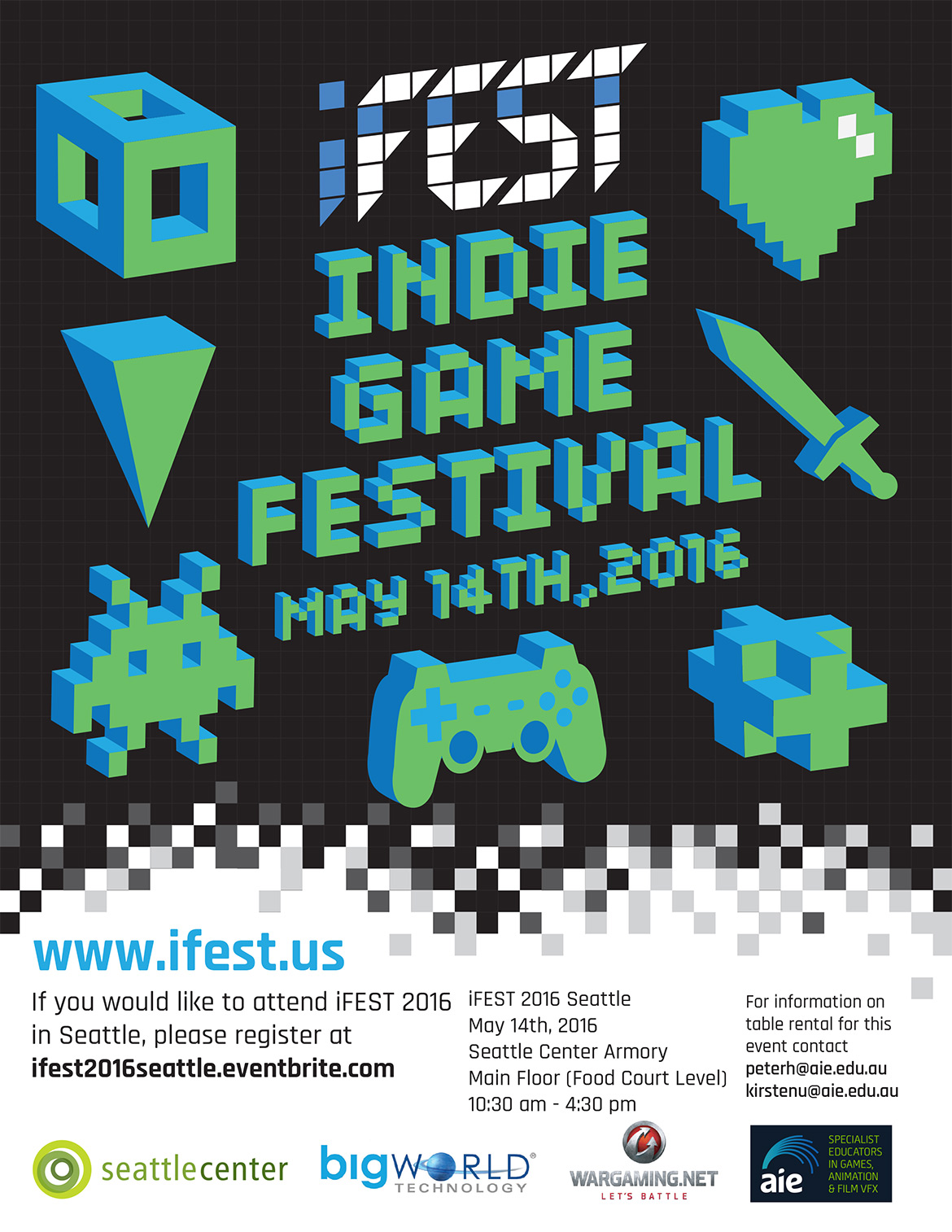 Xi Wang Portfolio › iFEST Indie Game Festival 2016